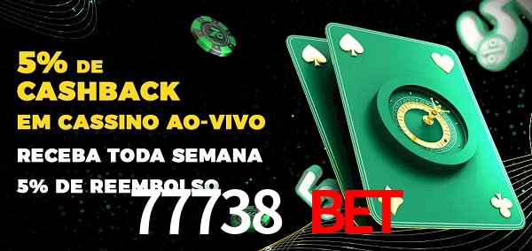 Promoções do cassino ao Vivo 77738 bet